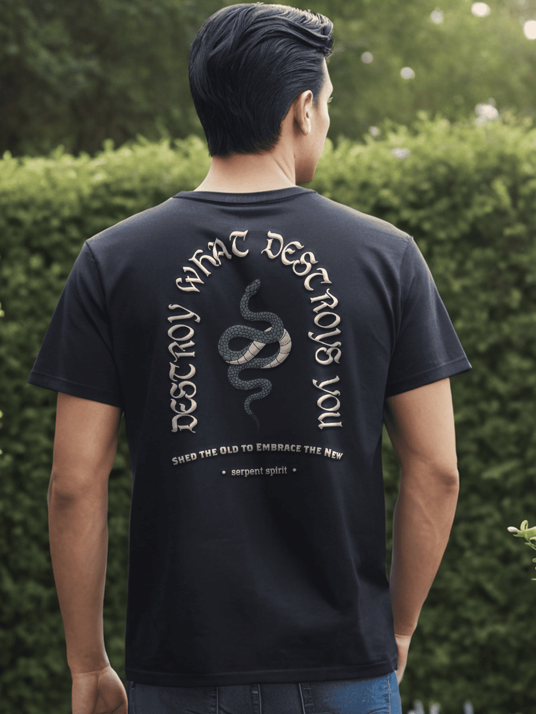 Mens Regular Fit Printed T Shirt