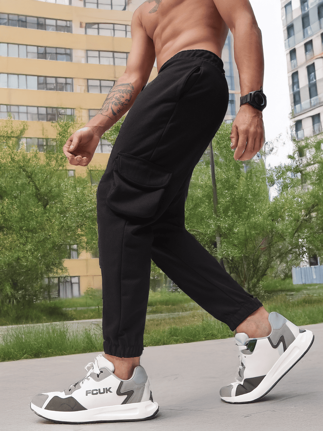 Mens Regular Fit Flexi Waist TrackPants