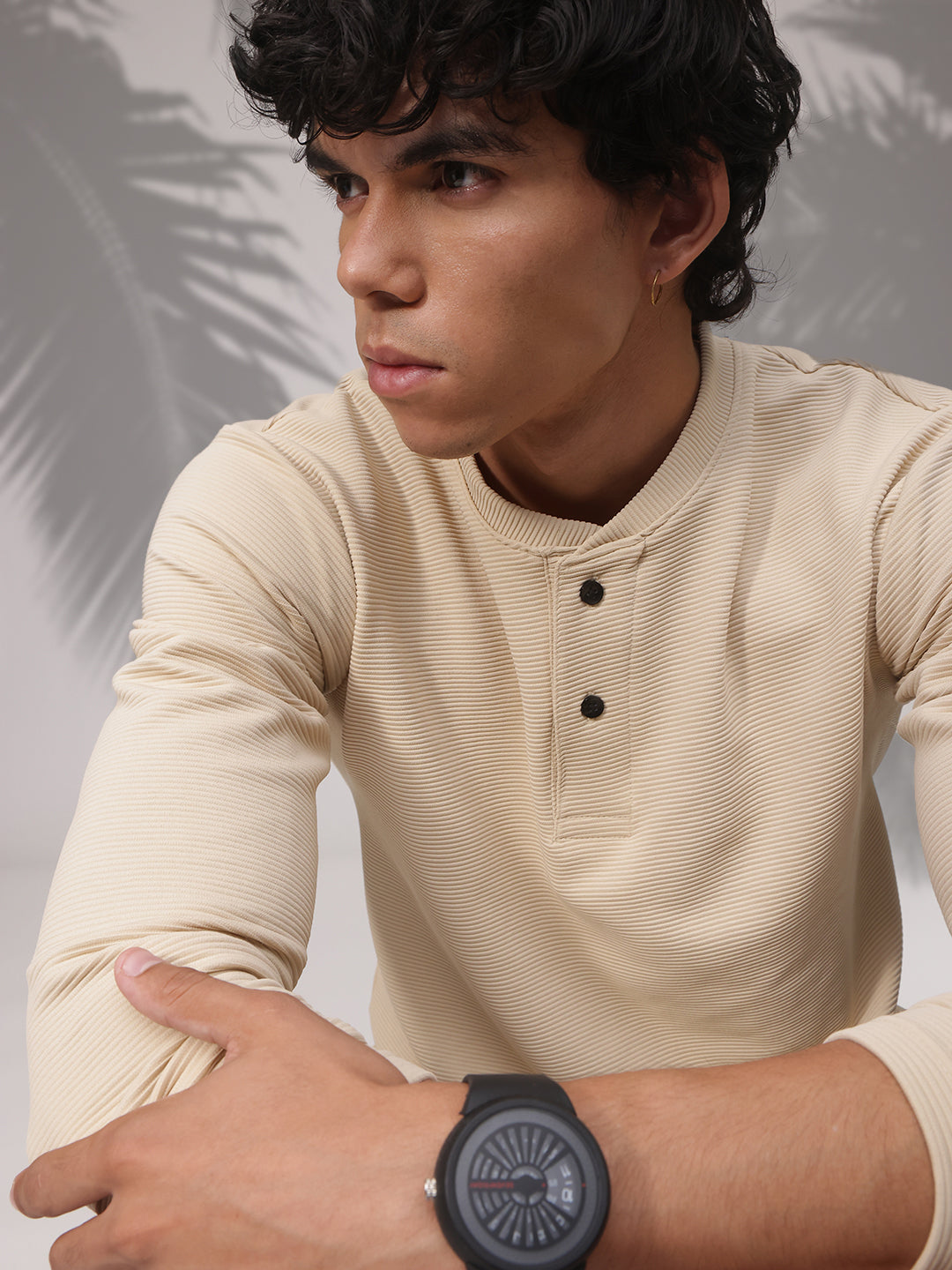 Mens Regular Fit Solid T Shirt