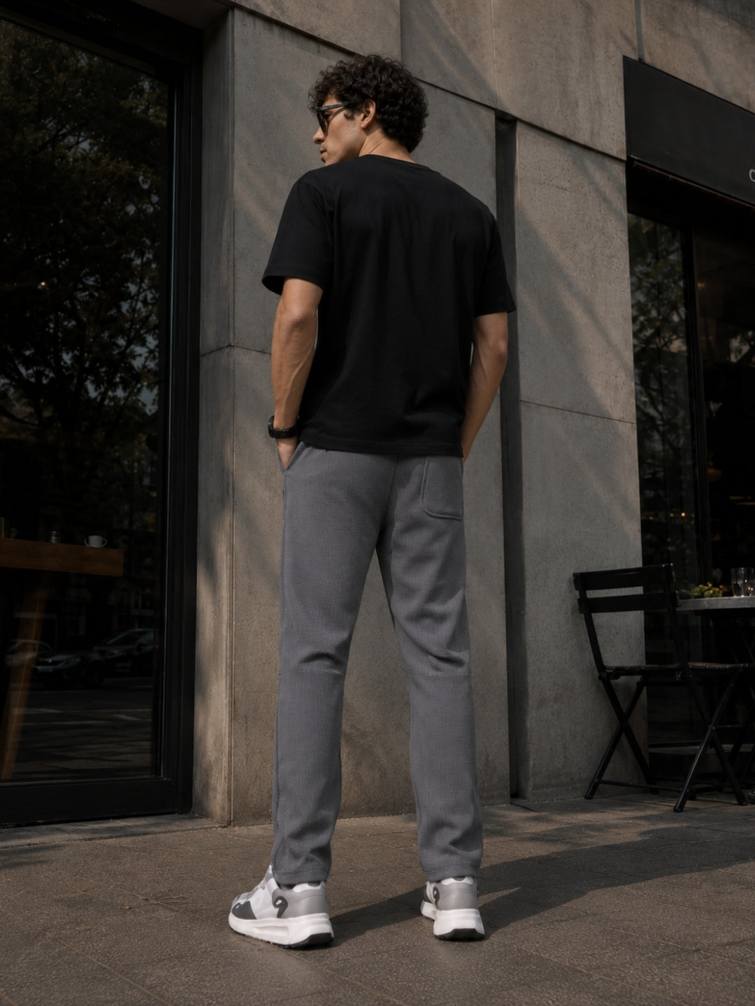 Men's Printed Regular T-Shirt & Relaxed fit Track Pants Streetwear Co-ord Set