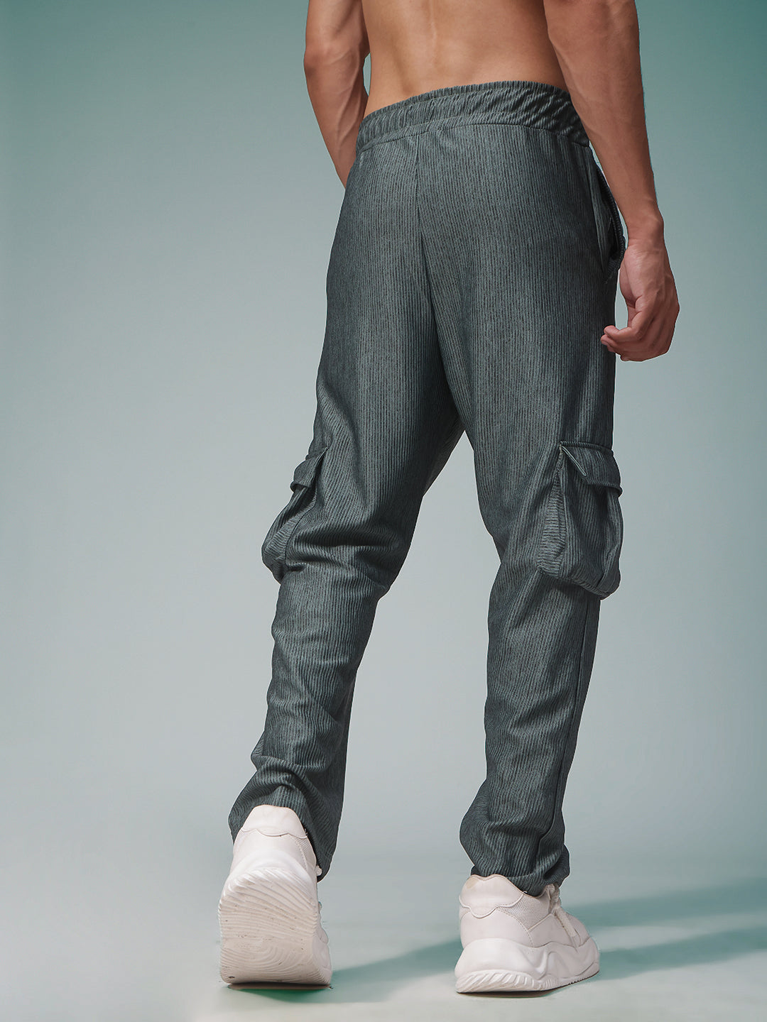 Mens Straight Fit Flexi Waist TrackPants