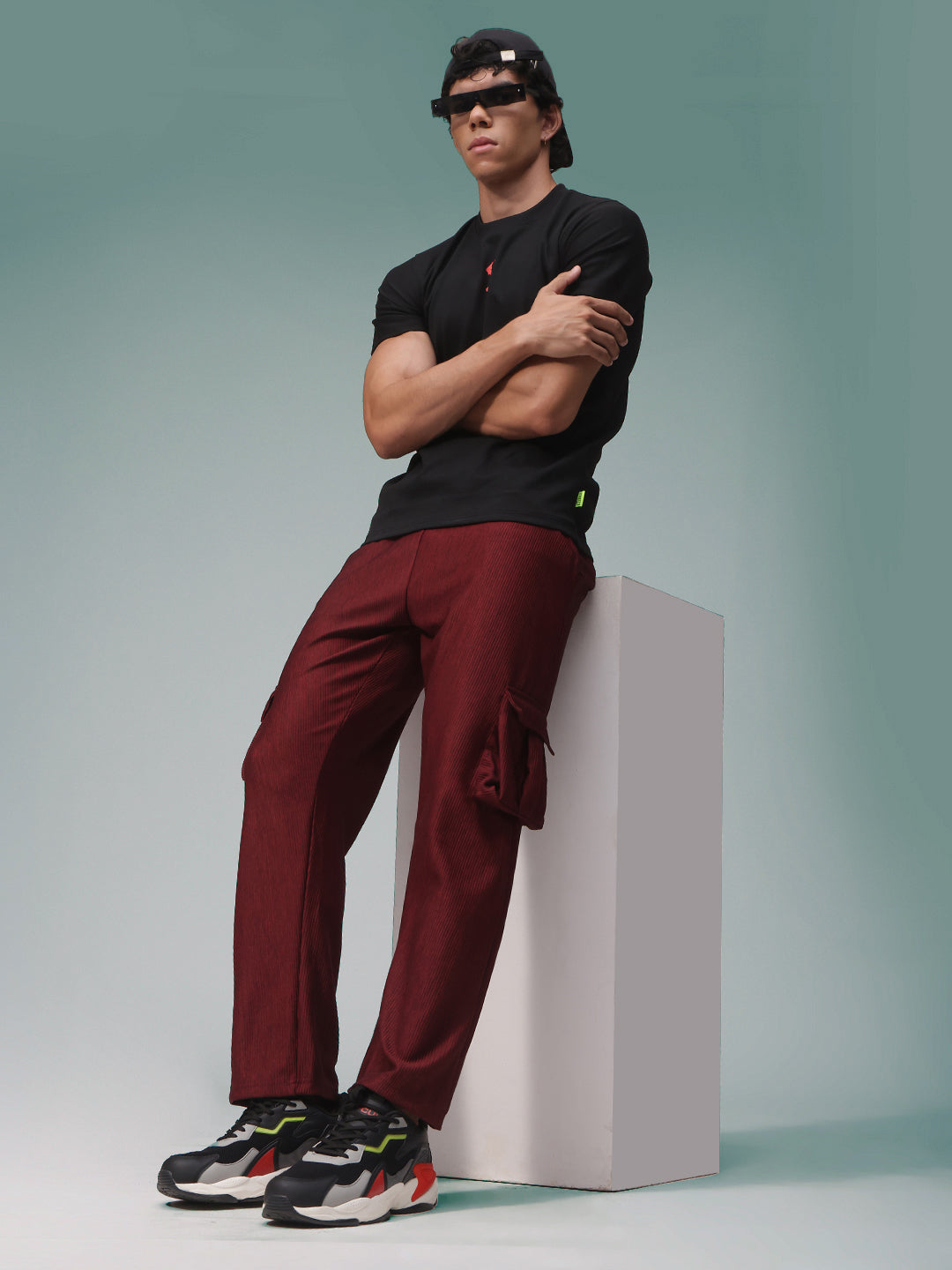 Mens Straight Fit Flexi Waist TrackPants