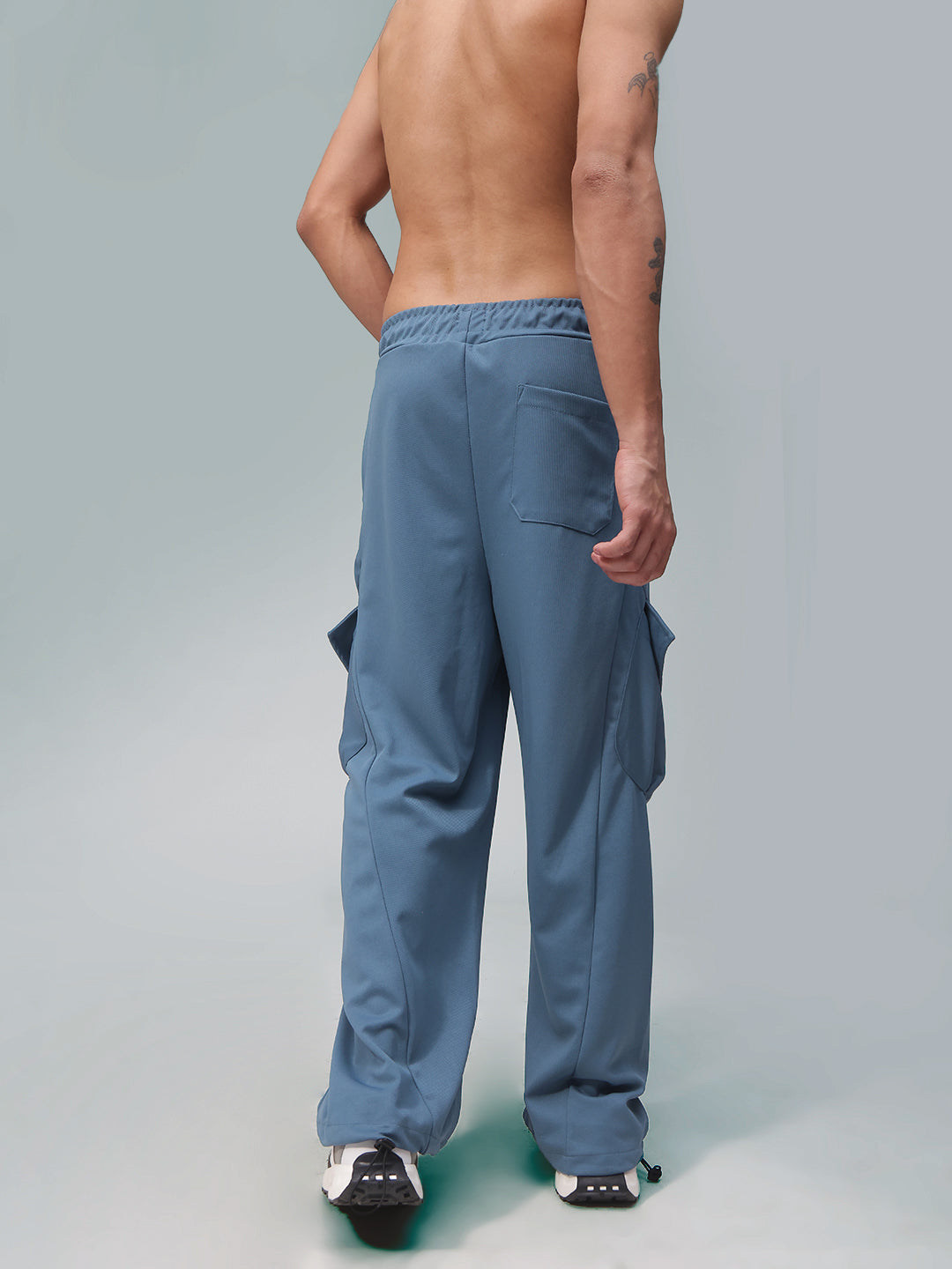Mens Relaxed Fit Flexi Waist TrackPants