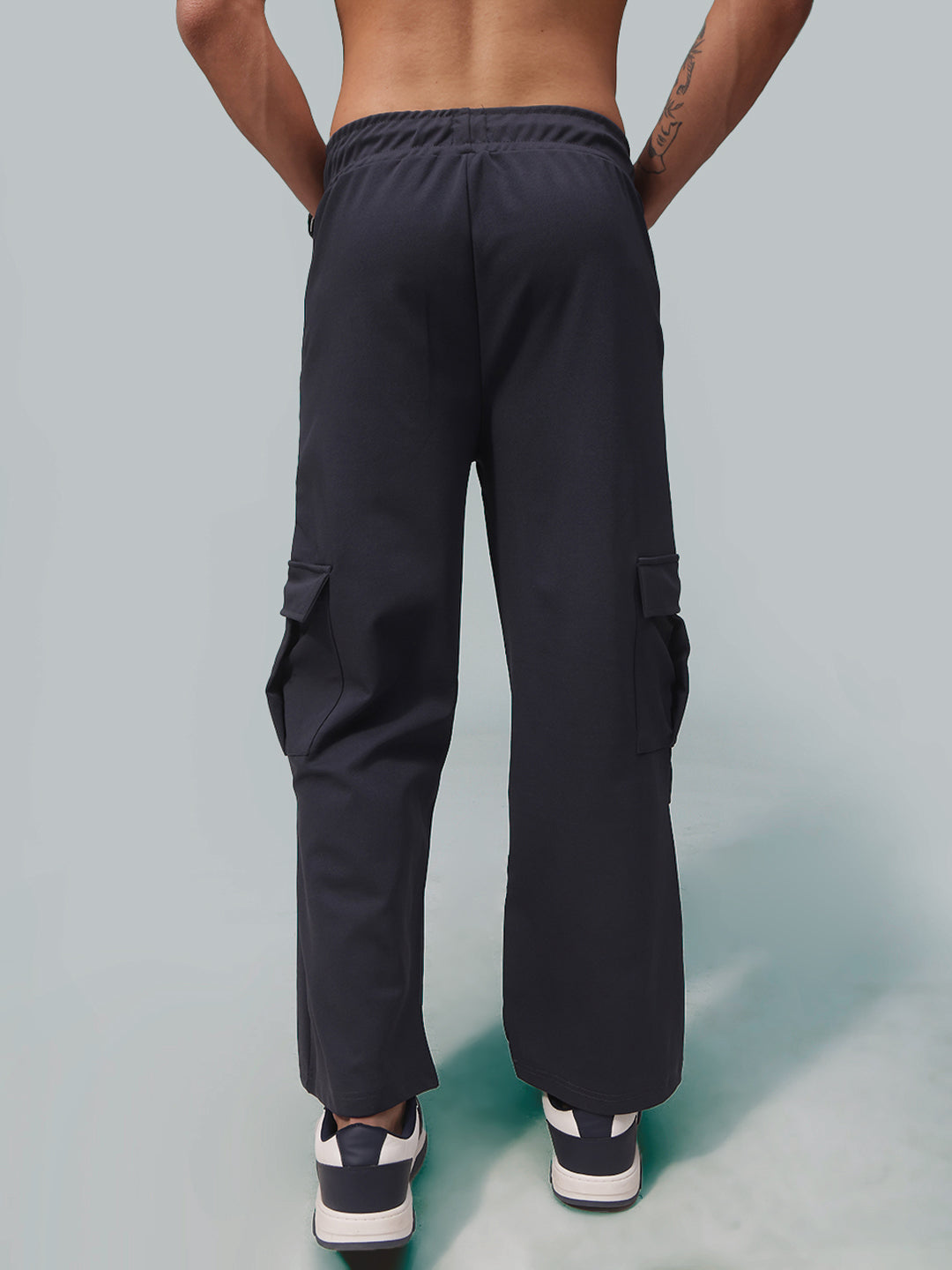 Mens Relaxed Fit Flexi Waist TrackPants