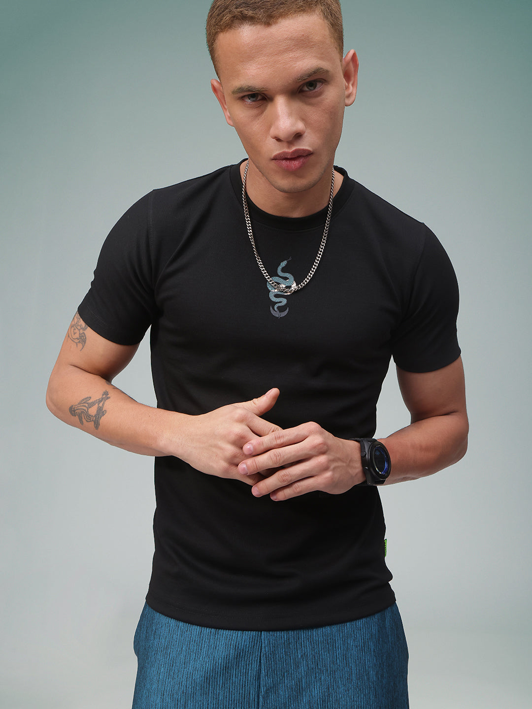 Mens Regular Fit Printed T Shirt