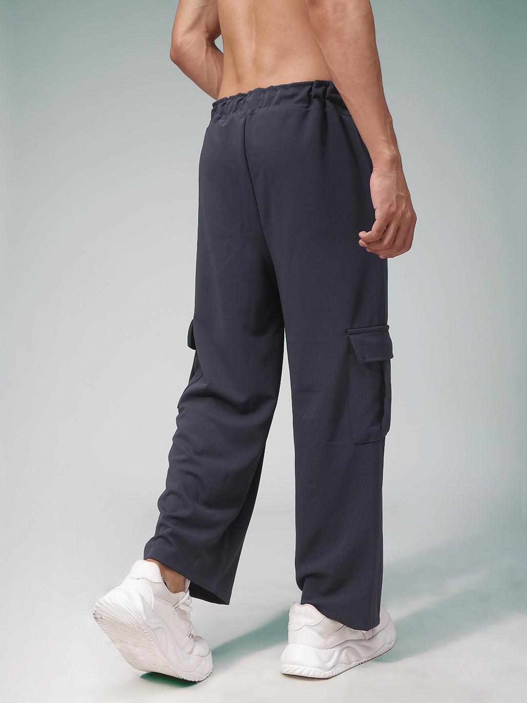 Mens Relaxed Fit Flexi Waist TrackPants