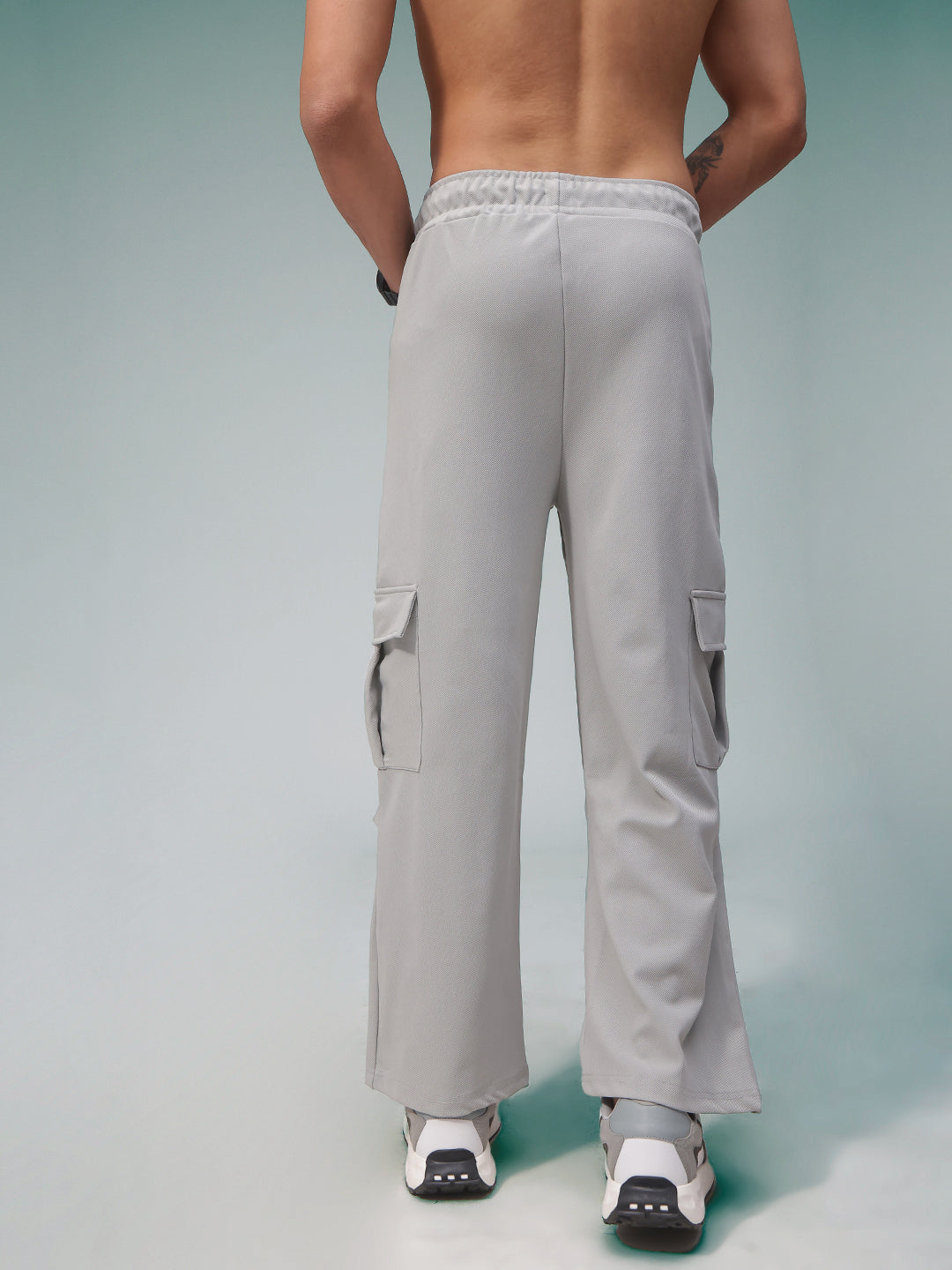 Mens Relaxed Fit Flexi Waist TrackPants