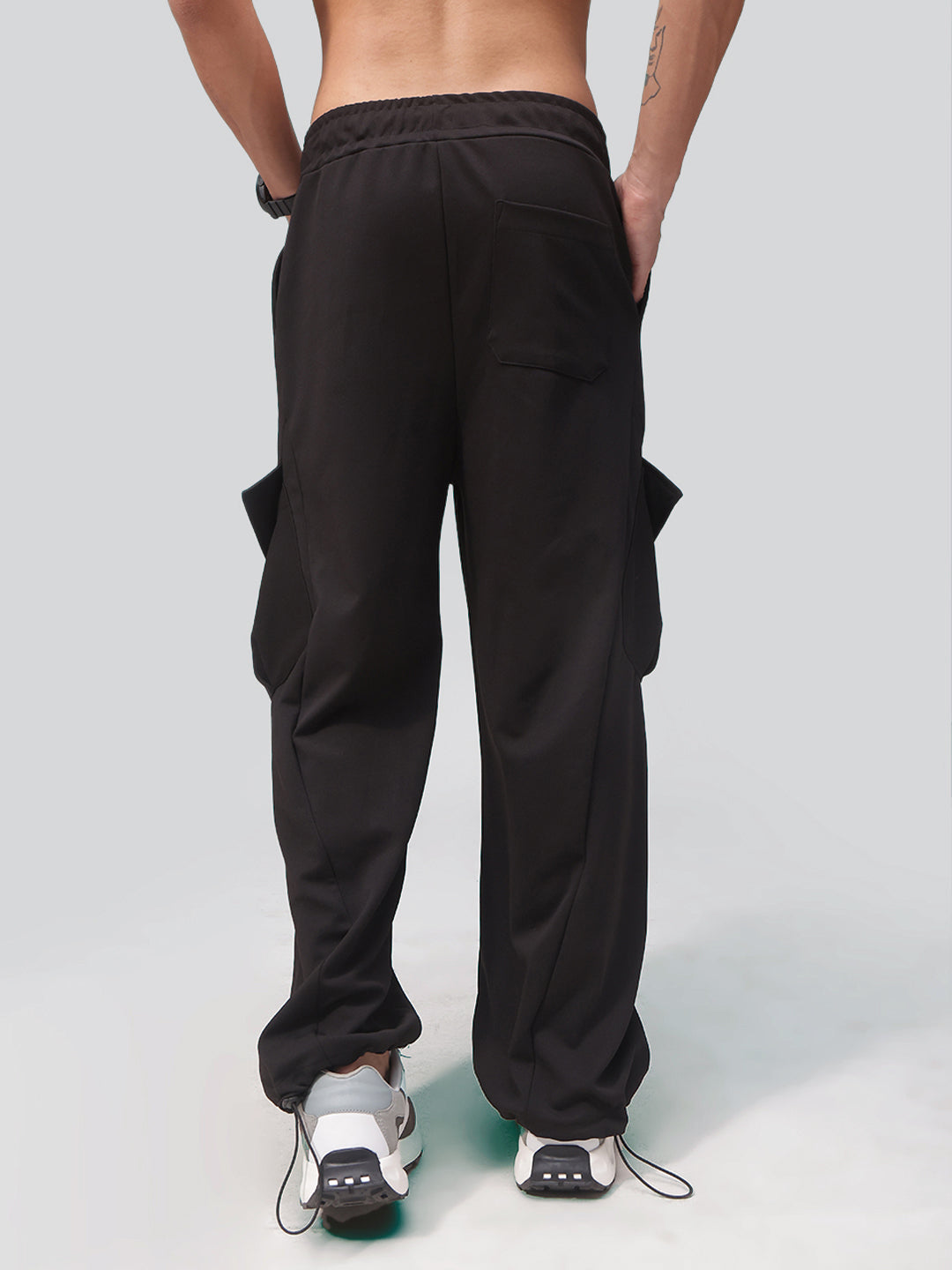 Mens Relaxed Fit Flexi Waist TrackPants