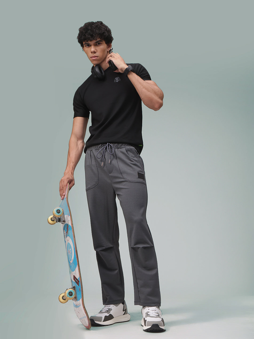 Mens Regular Fit Flexi Waist TrackPants