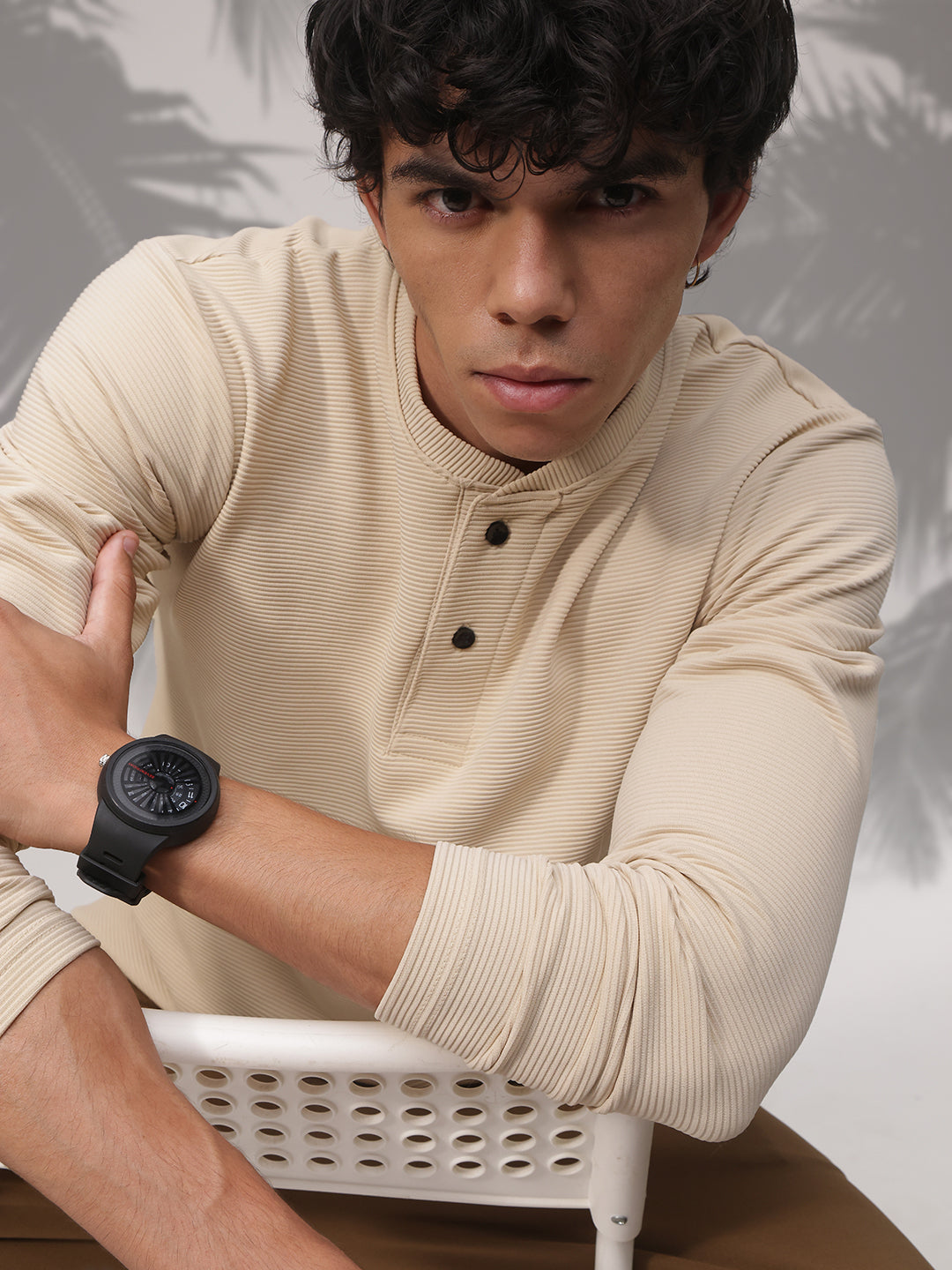 Mens Regular Fit Solid T Shirt