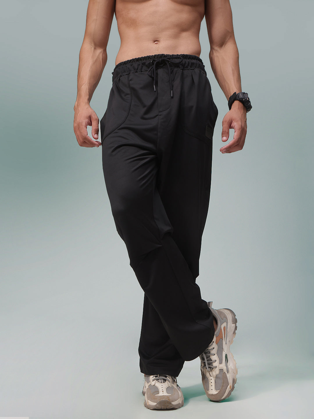 Mens Regular Fit Flexi Waist TrackPants