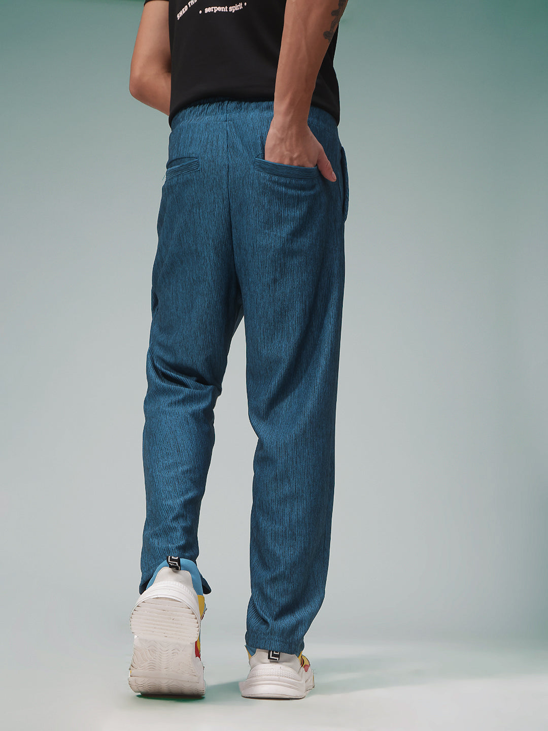 Mens Straight Fit Flexi Waist TrackPants