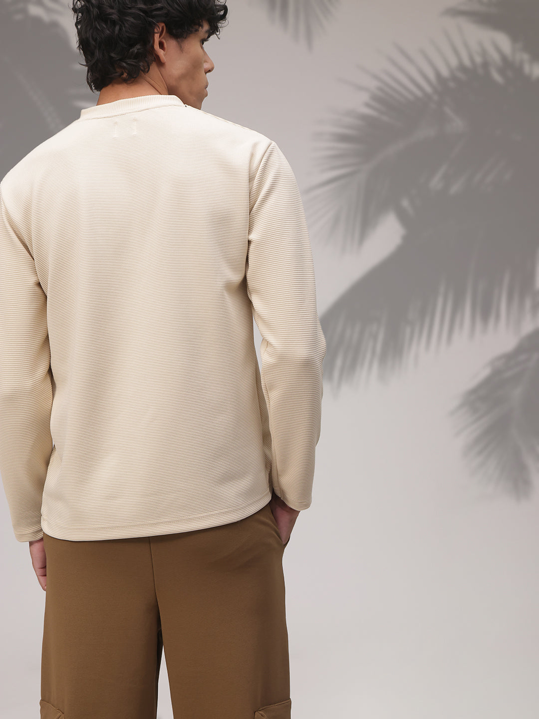 Mens Regular Fit Solid T Shirt