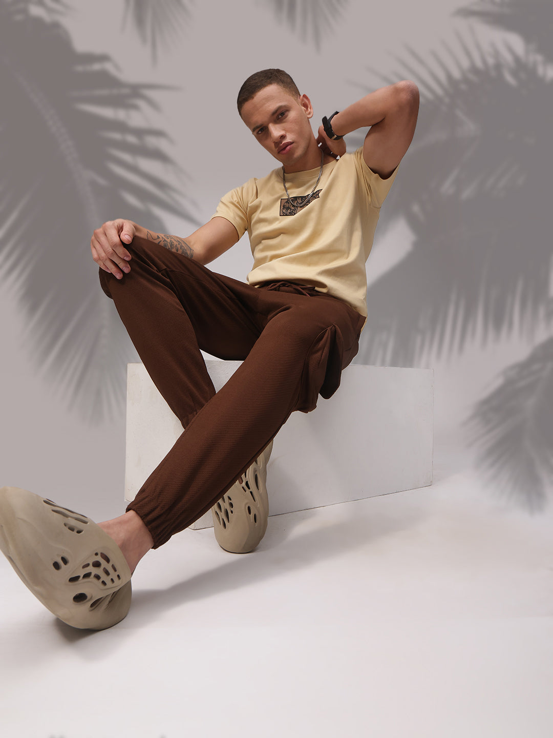 Mens Regular Fit Flexi Waist TrackPants