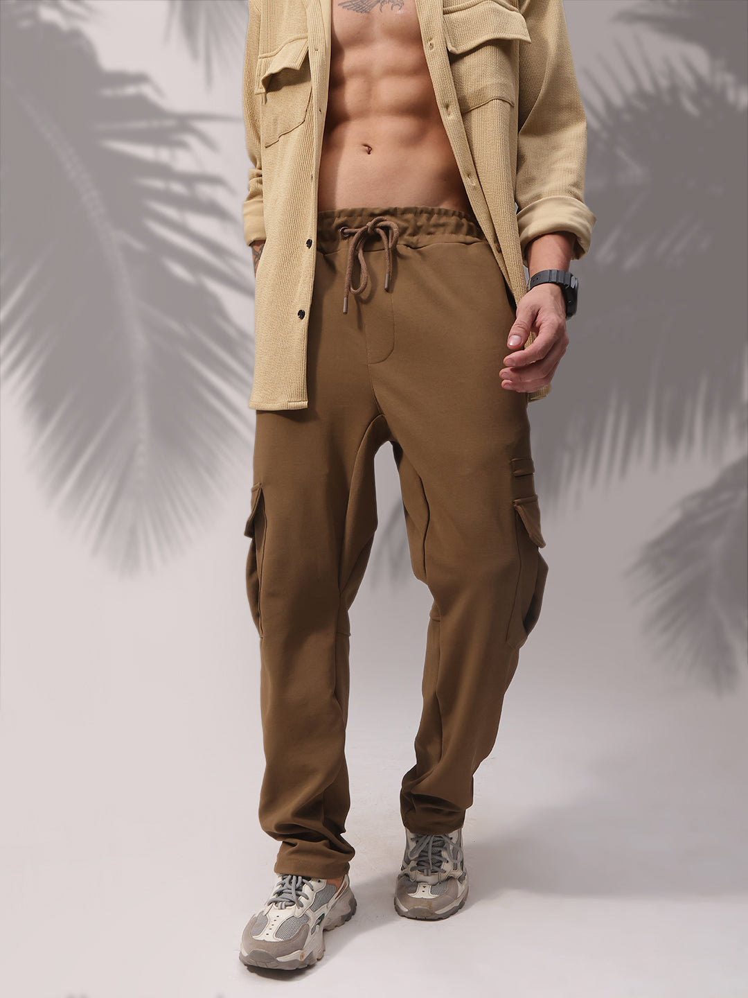 Mens Straight Fit Flexi Waist TrackPants