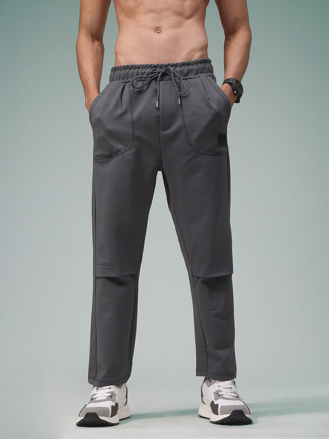 Mens Regular Fit Flexi Waist TrackPants
