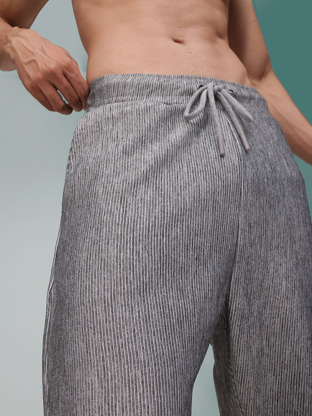 Mens Straight Fit Flexi Waist TrackPants