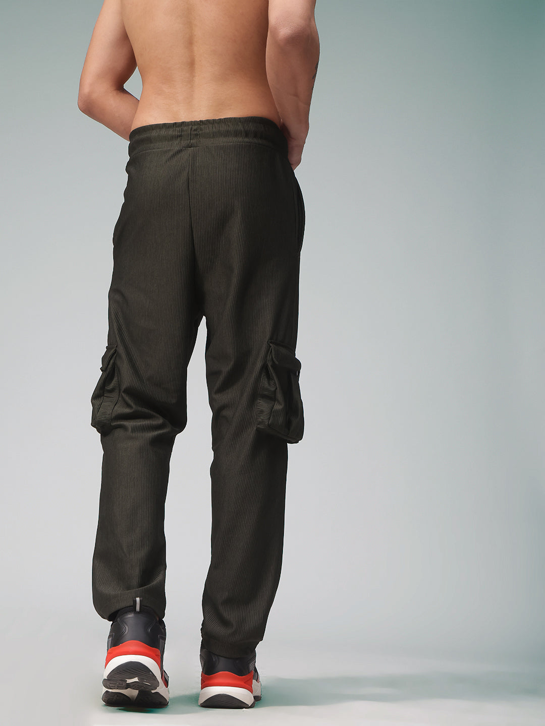 Mens Straight Fit Flexi Waist TrackPants