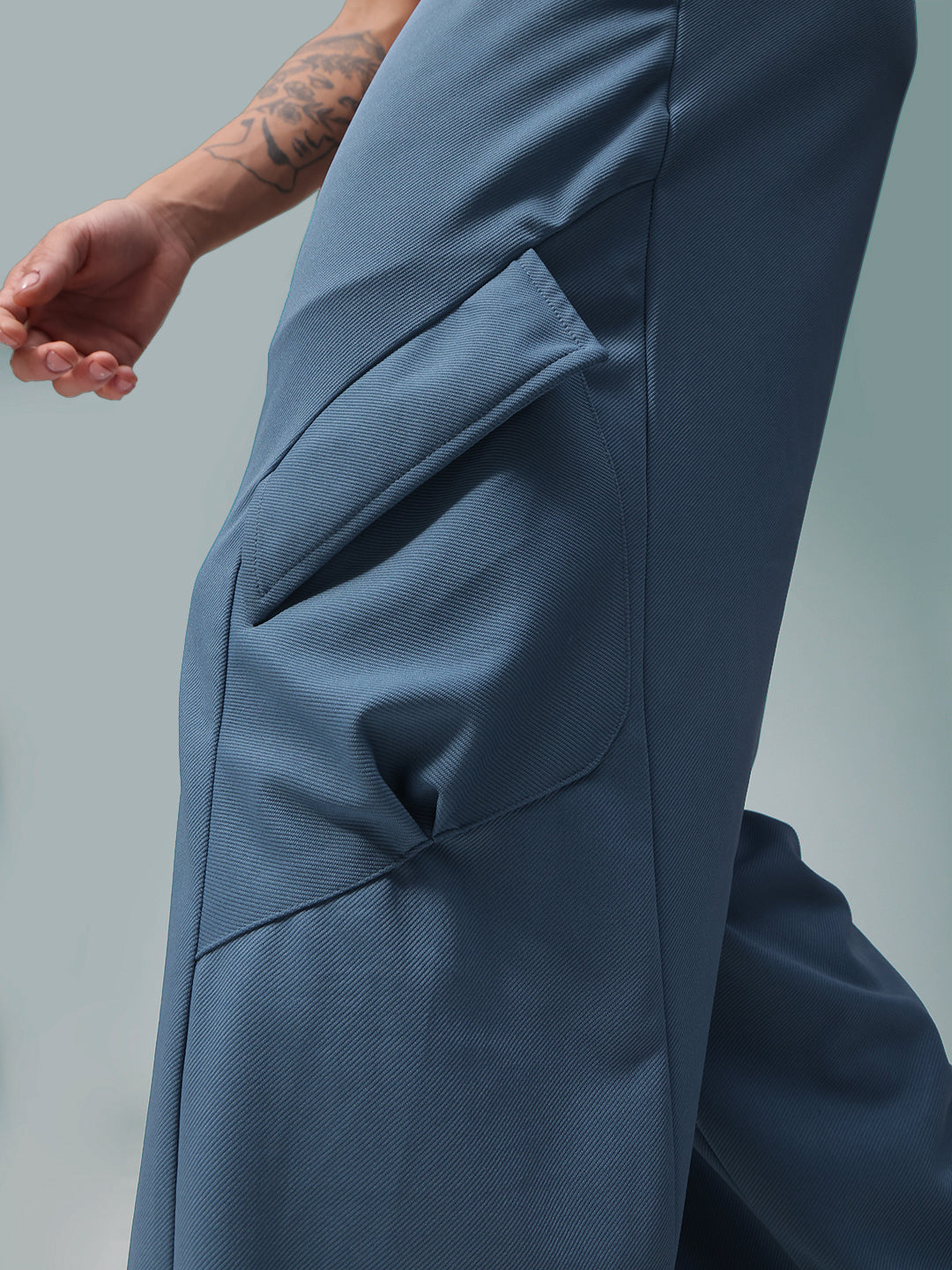 Mens Relaxed Fit Flexi Waist TrackPants