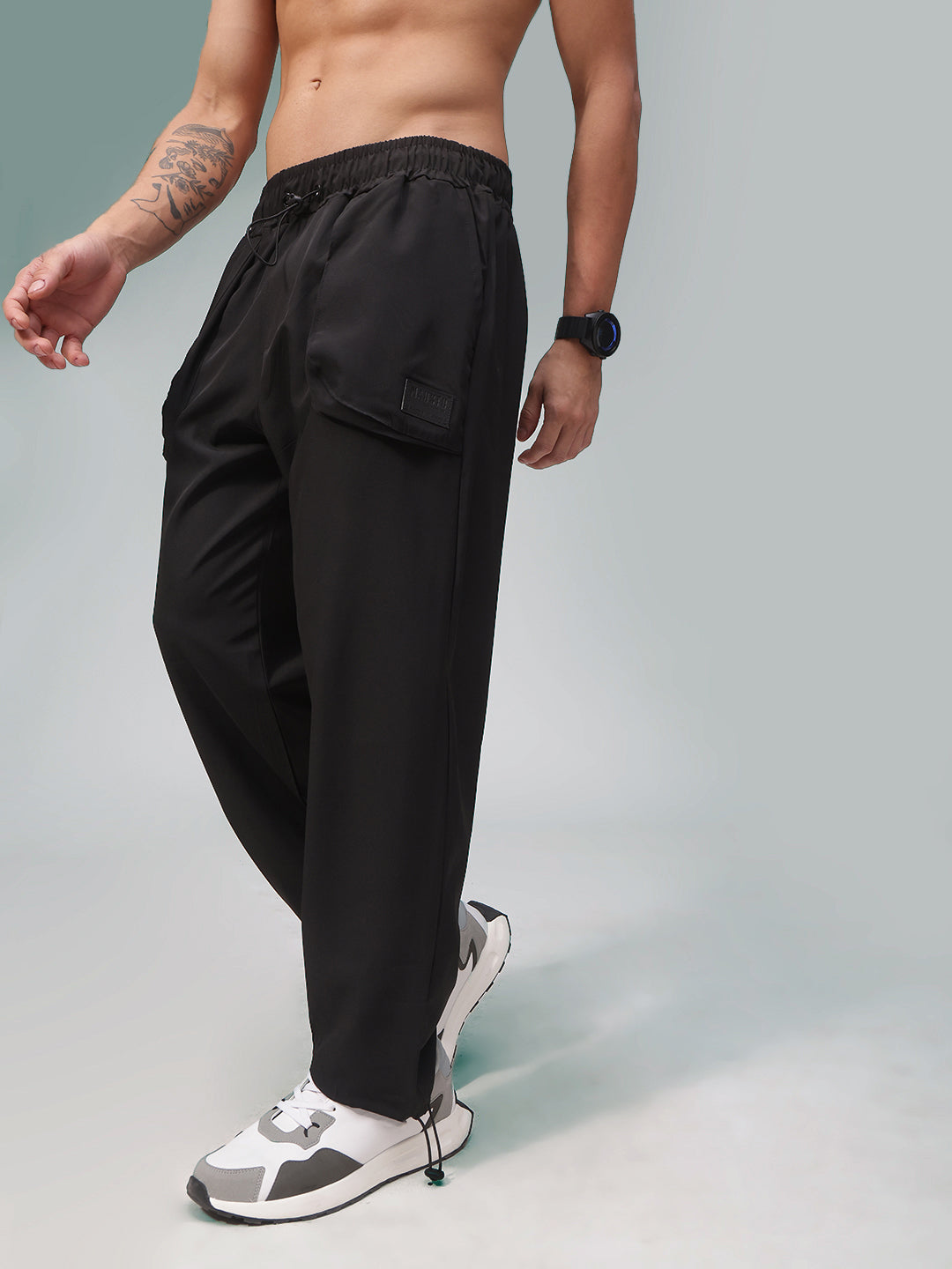 Mens Regular Fit Flexi Waist TrackPants