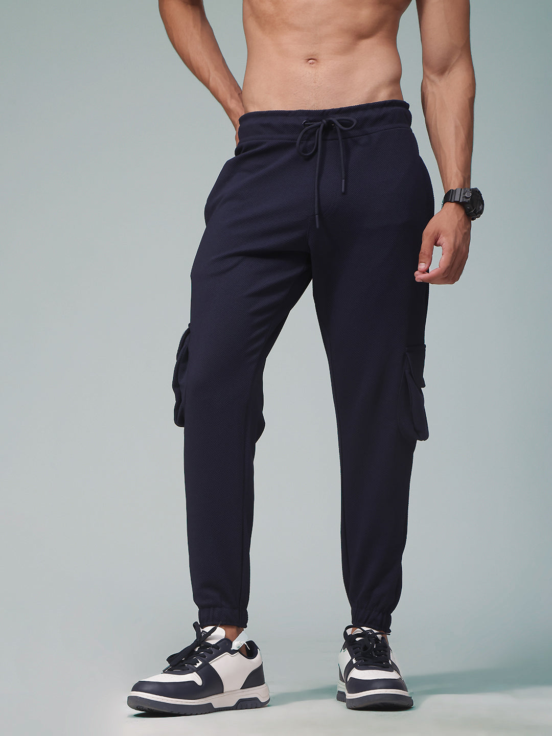 Mens Regular Fit Flexi Waist TrackPants
