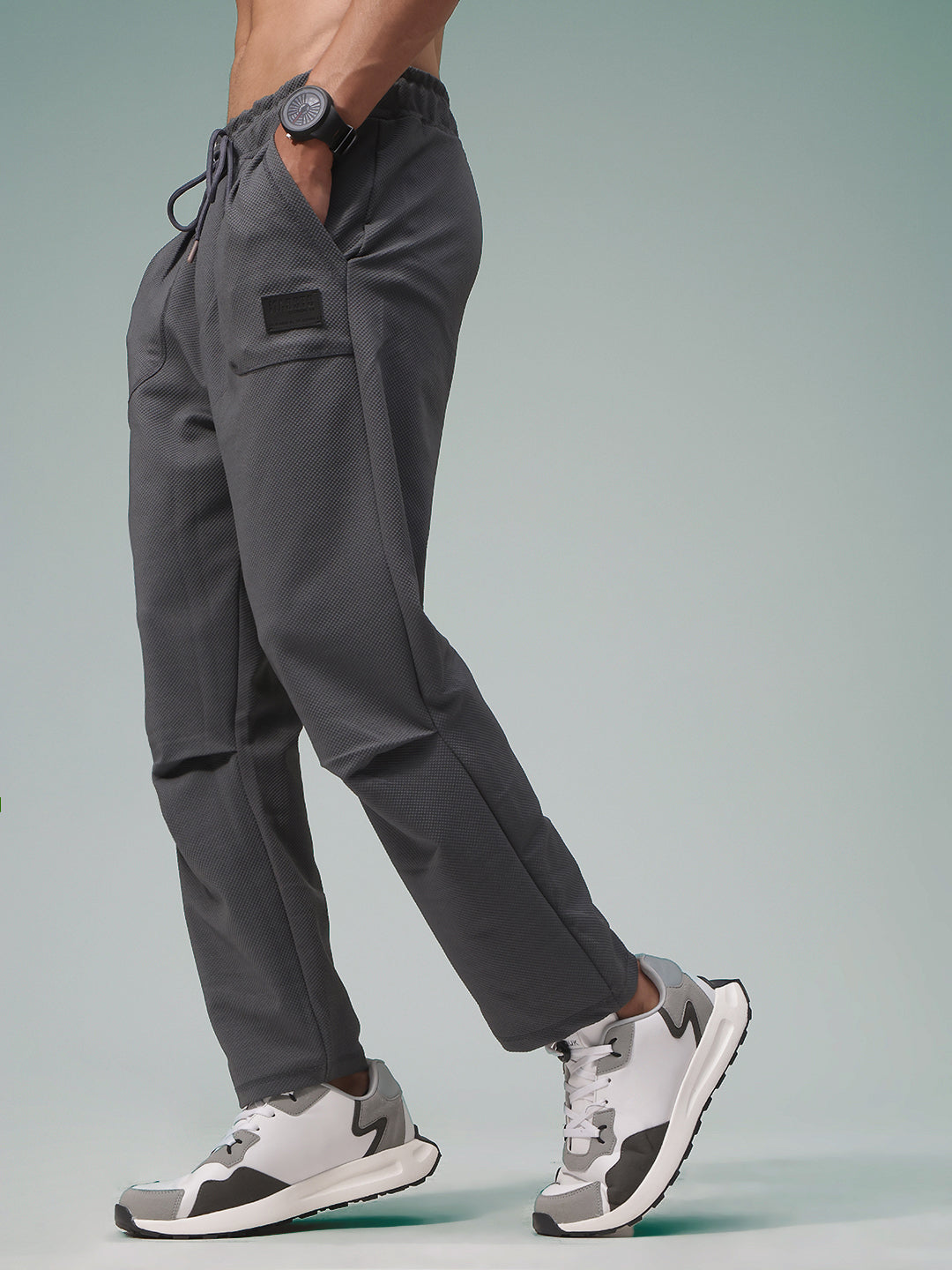 Mens Regular Fit Flexi Waist TrackPants