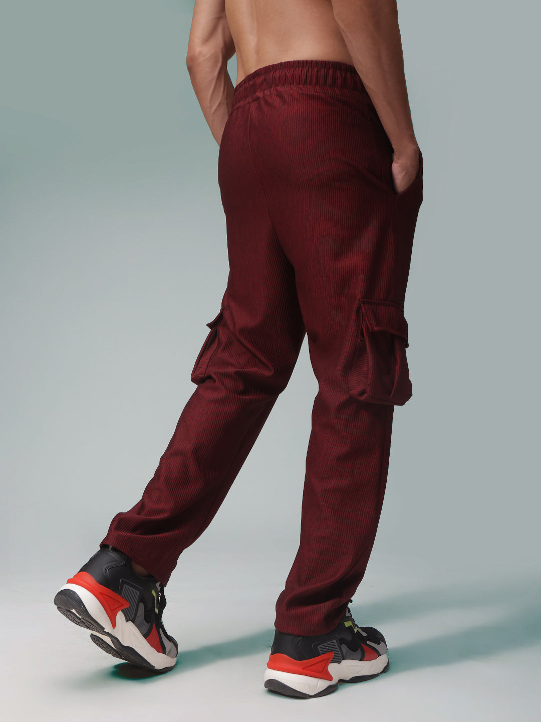 Mens Straight Fit Flexi Waist TrackPants