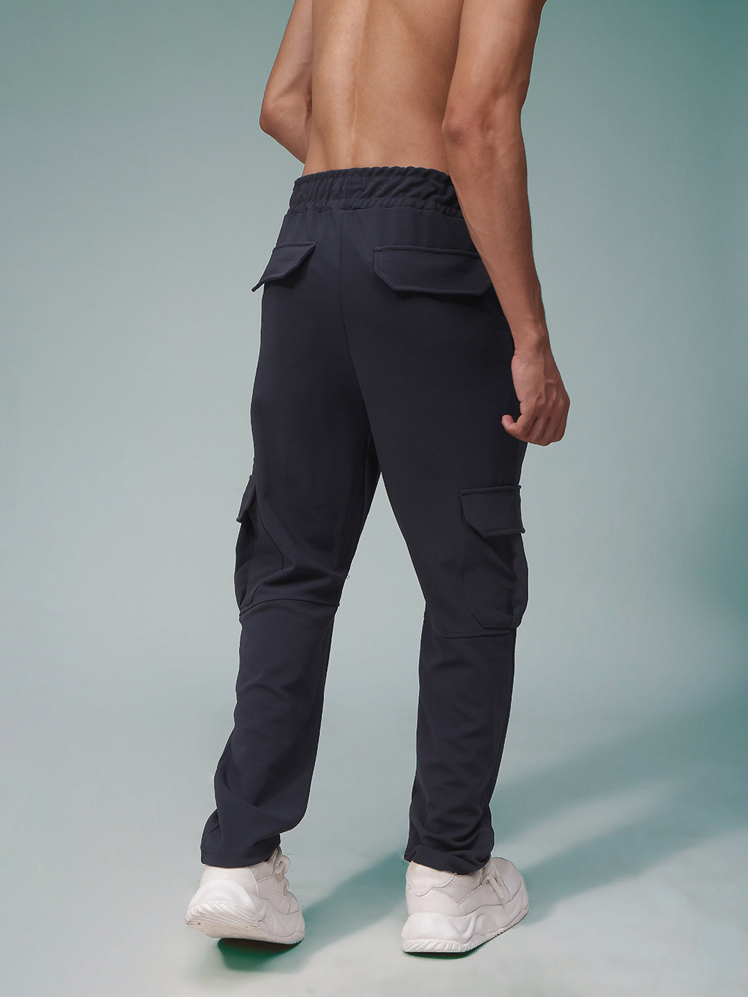 Mens Straight Fit Flexi Waist TrackPants