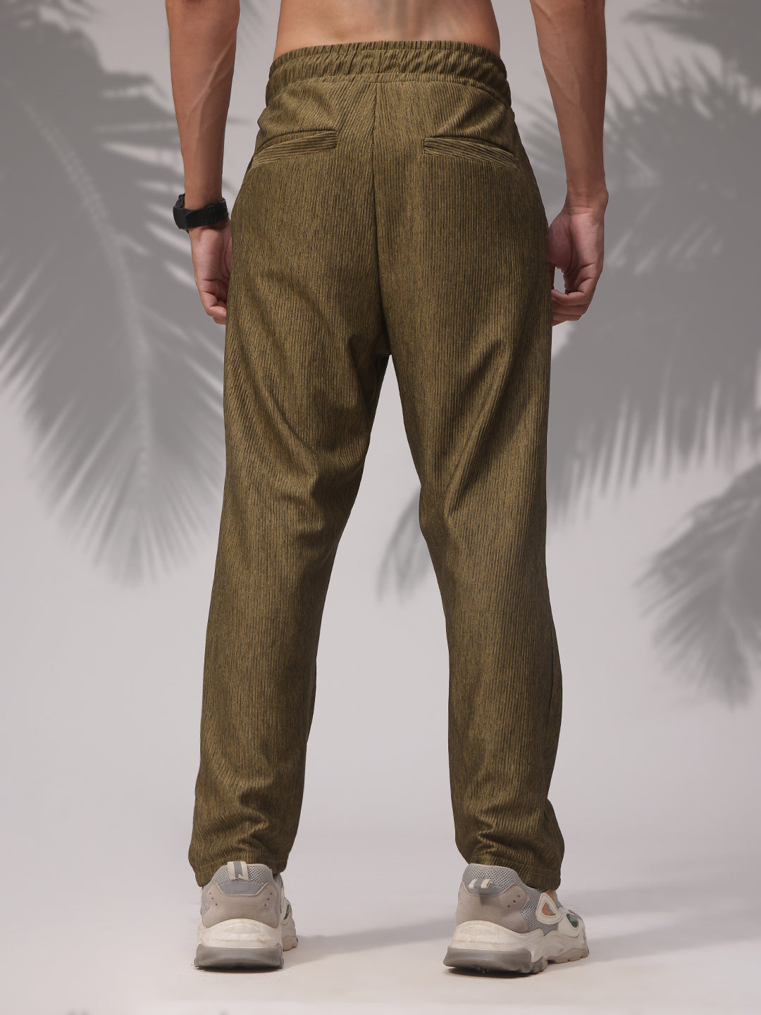 Mens Straight Fit Flexi Waist TrackPants