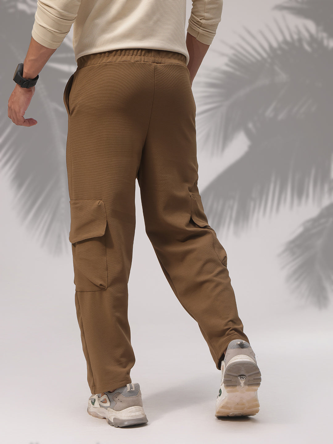 Mens Relaxed Fit Flexi Waist TrackPants