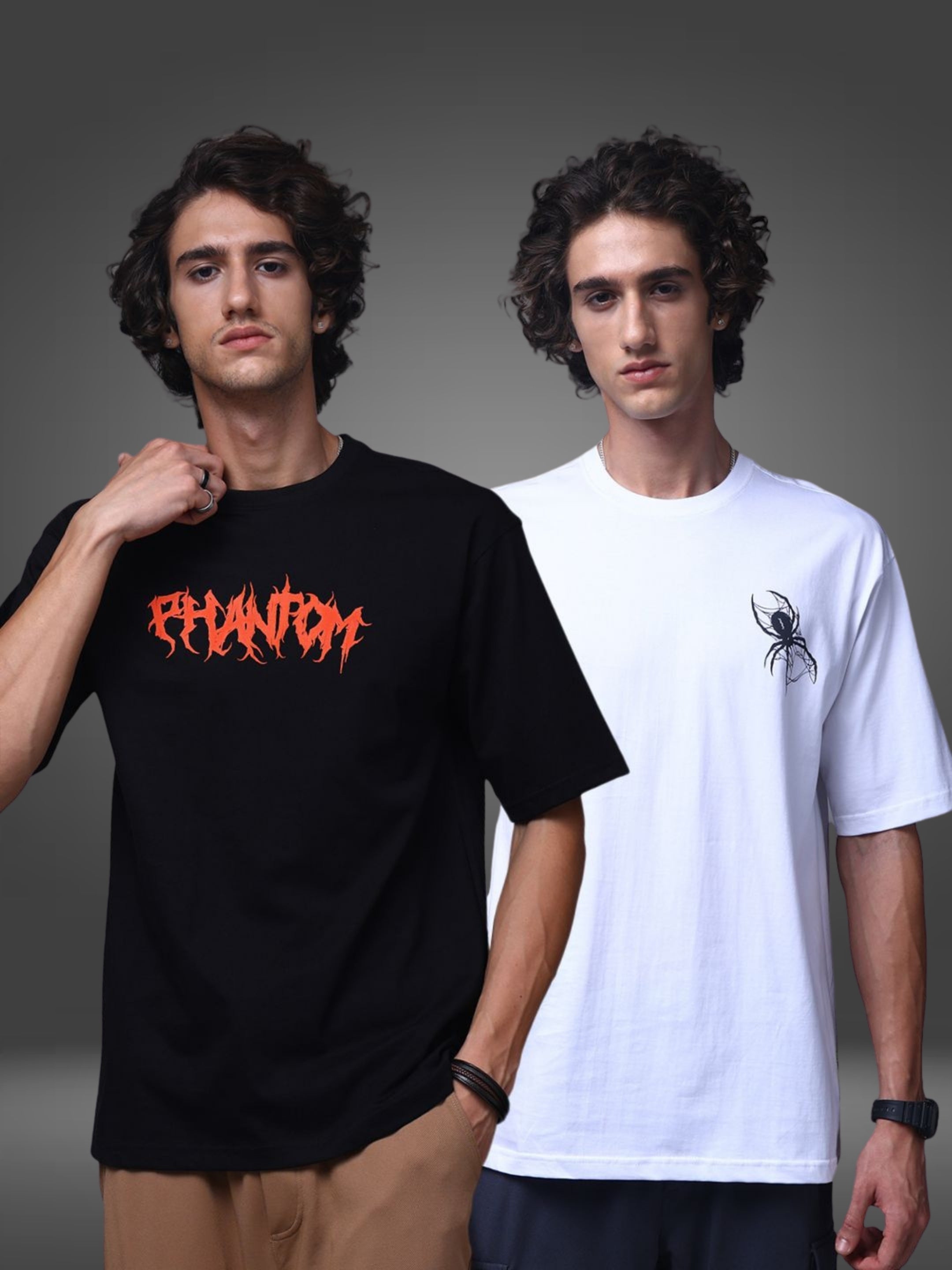 Men's Oversized Pack of 2 tshirts