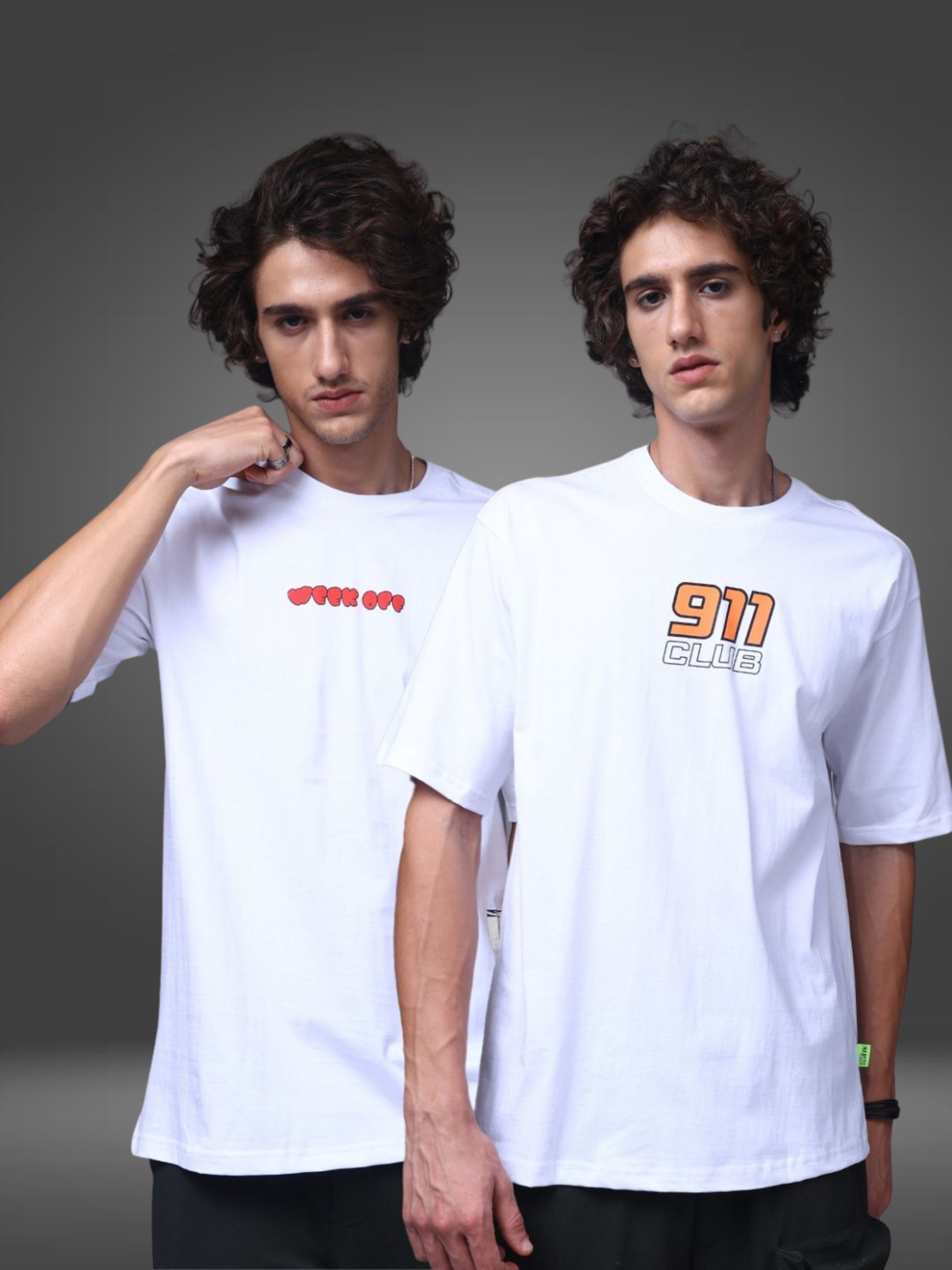 Men's Oversized Pack of 2 tshirts