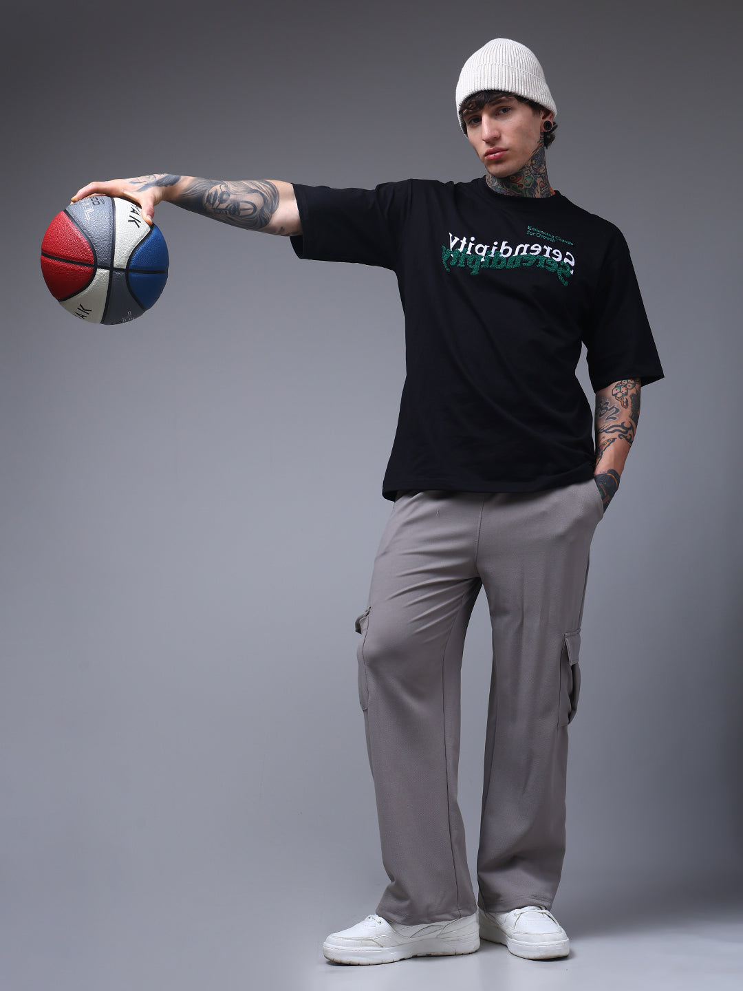 Men's Loose Fit Pack of 2 Trackpants