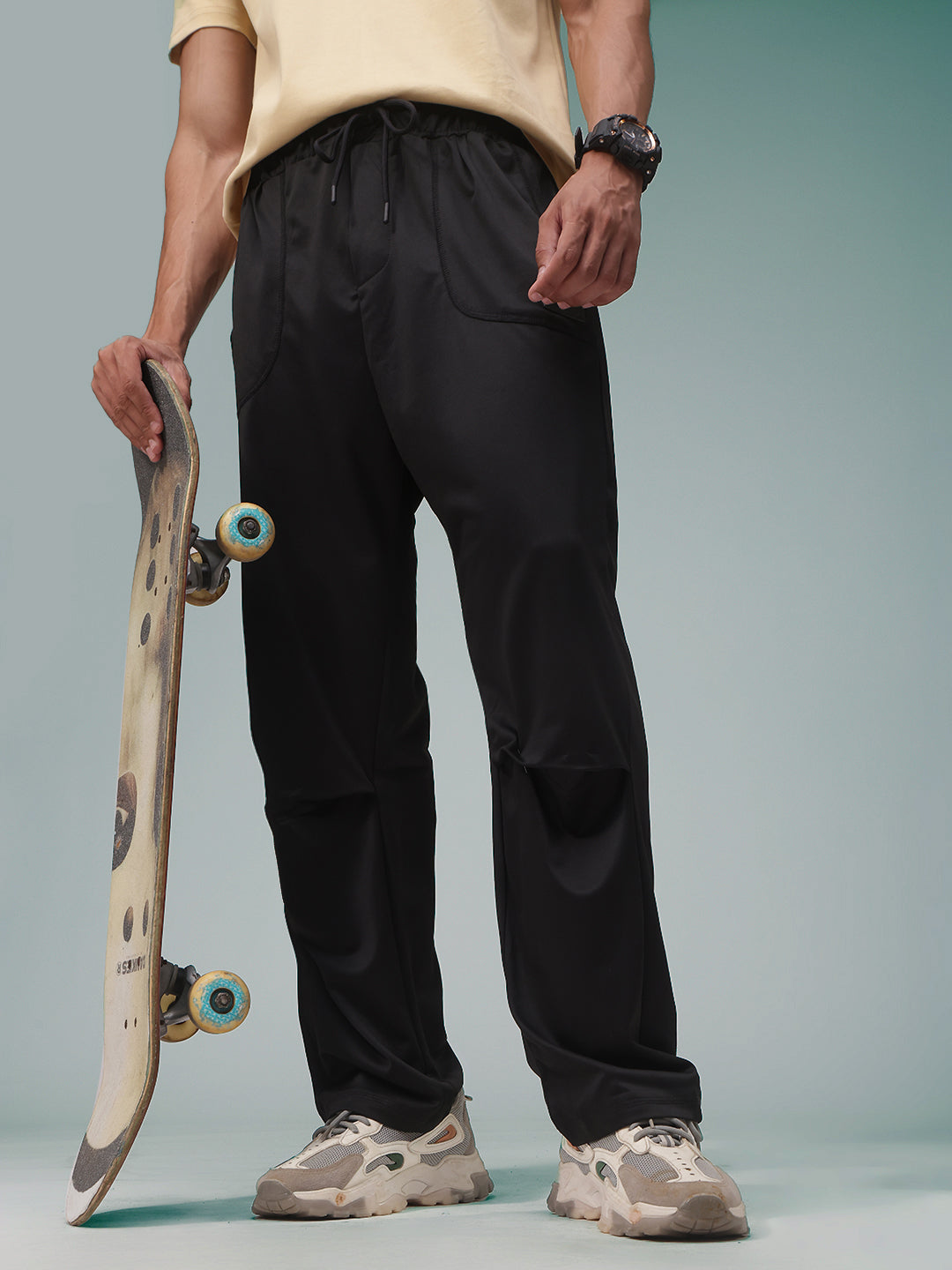 Mens Regular Fit Flexi Waist TrackPants