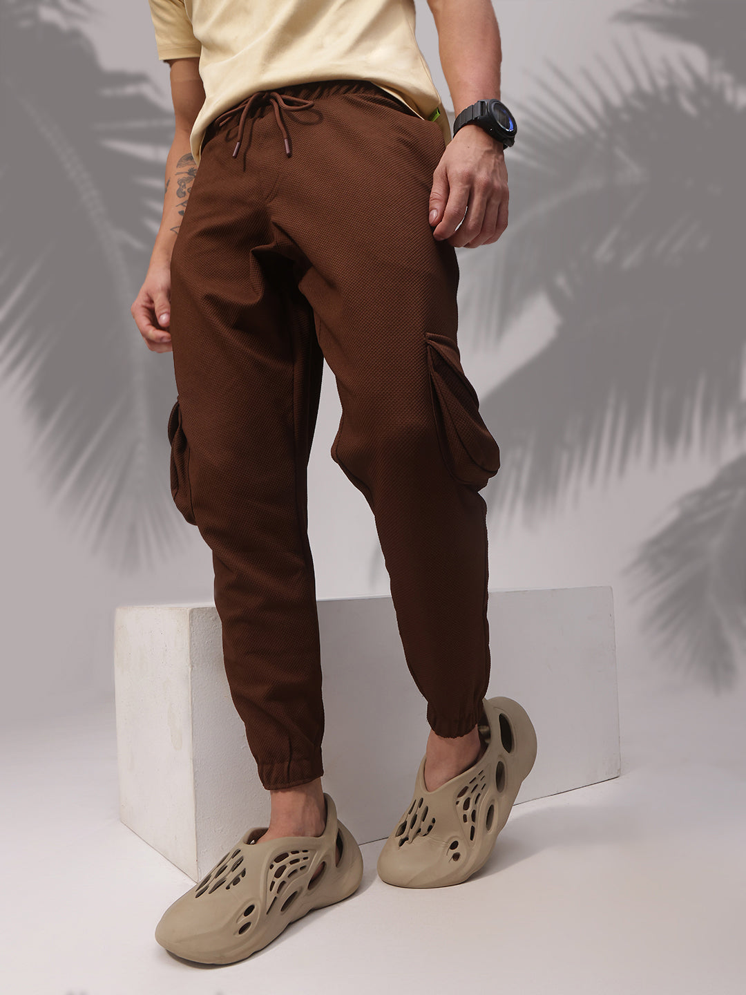 Mens Regular Fit Flexi Waist TrackPants