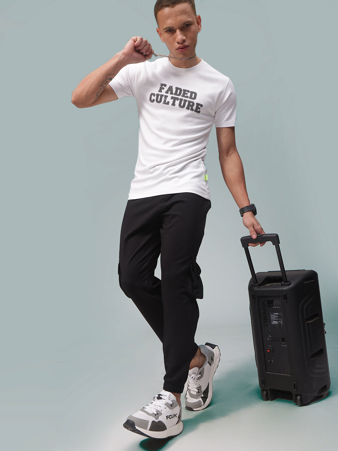 Mens Regular Fit Flexi Waist TrackPants