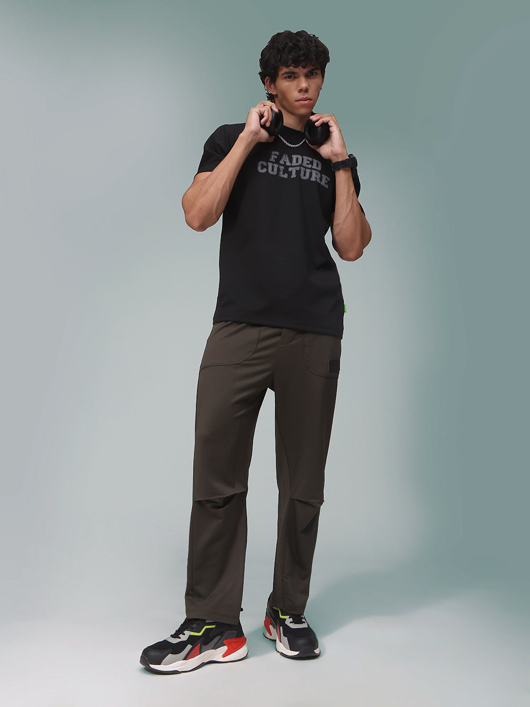 Mens Regular Fit Flexi Waist TrackPants