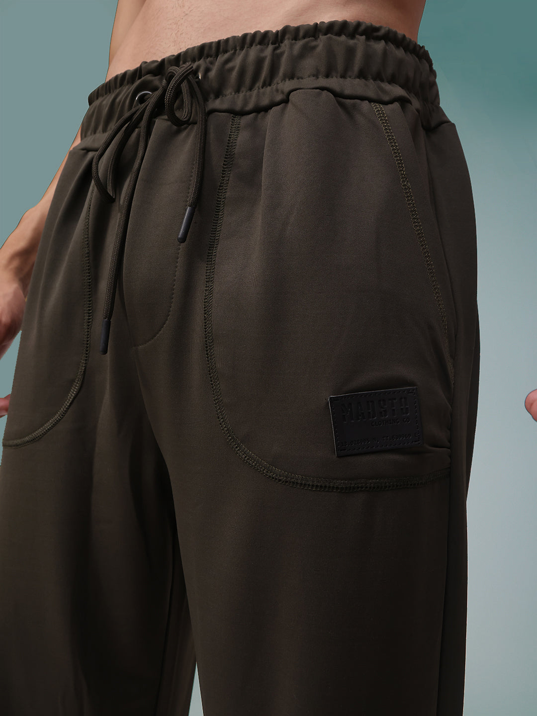 Mens Regular Fit Flexi Waist TrackPants