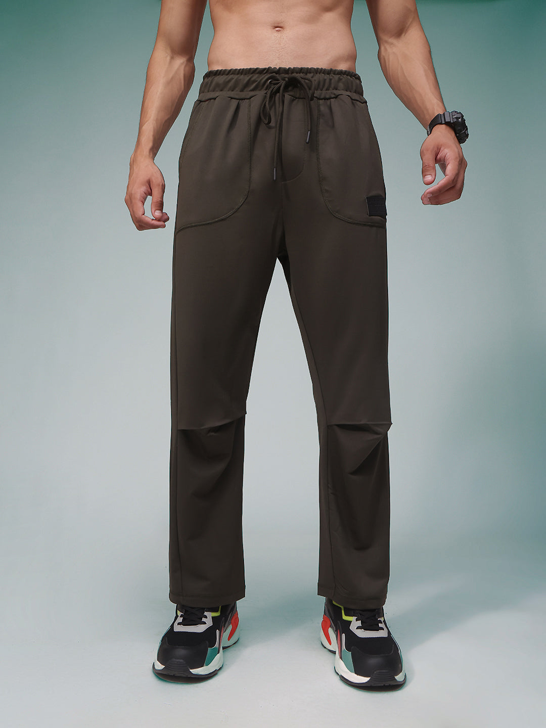 Mens Regular Fit Flexi Waist TrackPants