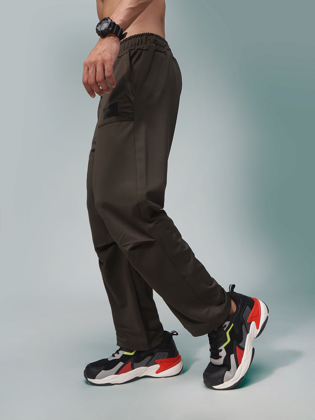 Mens Regular Fit Flexi Waist TrackPants