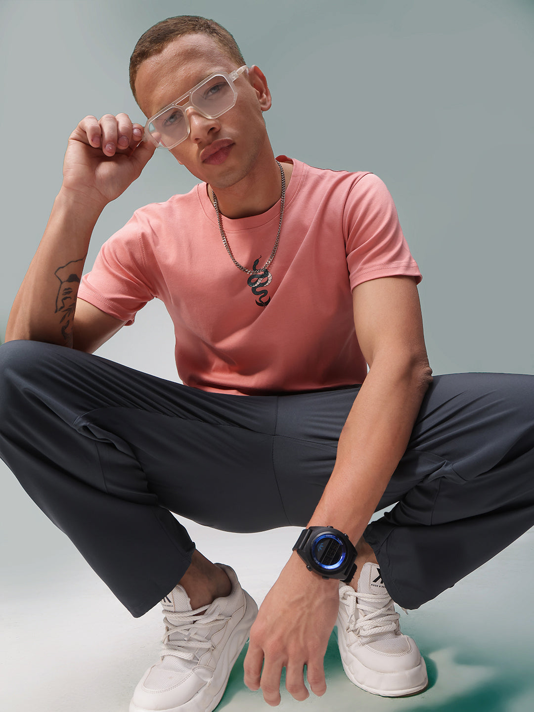 Mens Regular Fit Flexi Waist TrackPants