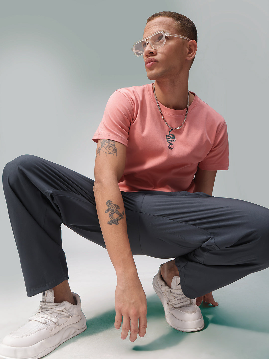 Mens Regular Fit Flexi Waist TrackPants