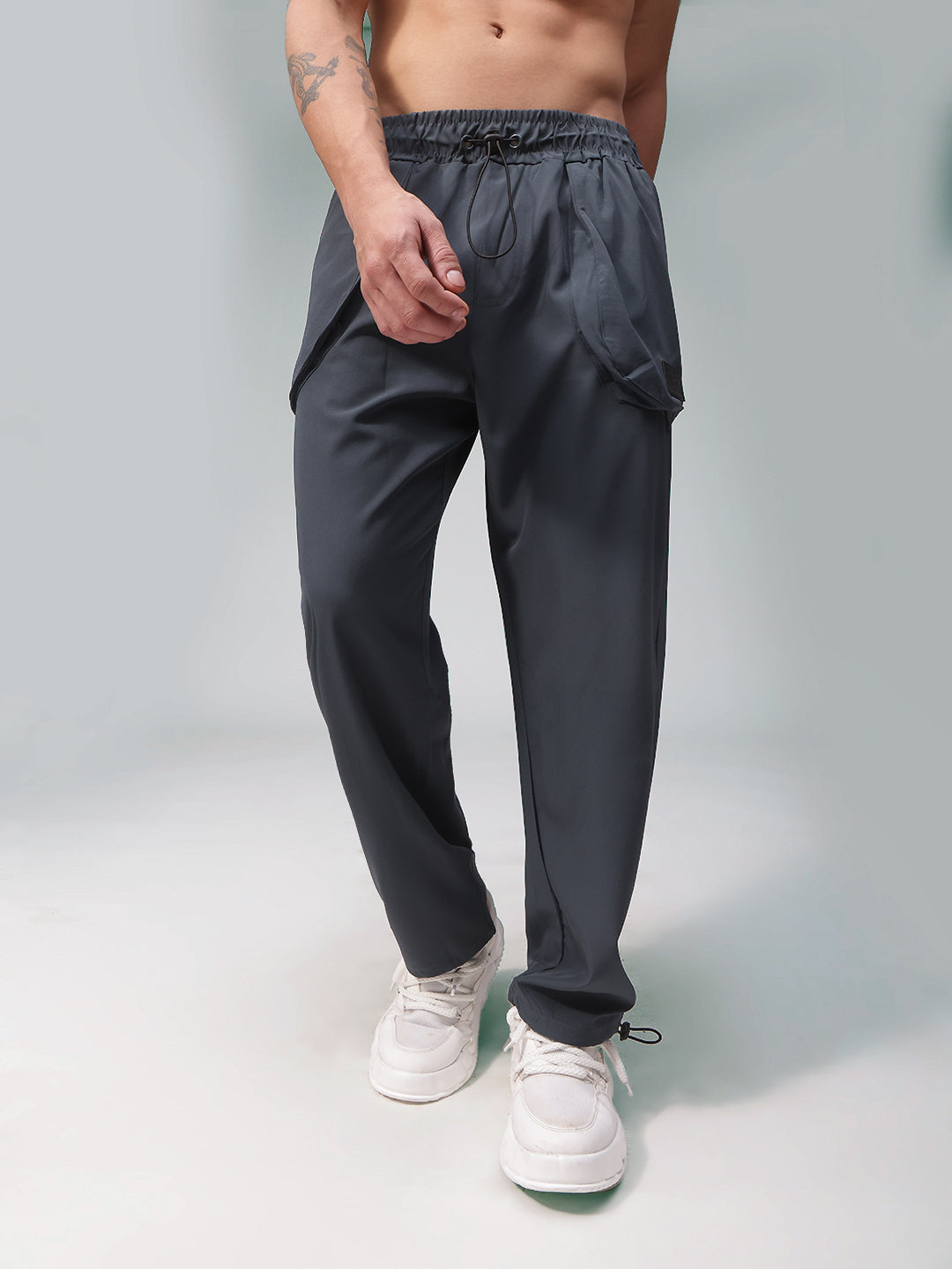 Mens Regular Fit Flexi Waist TrackPants