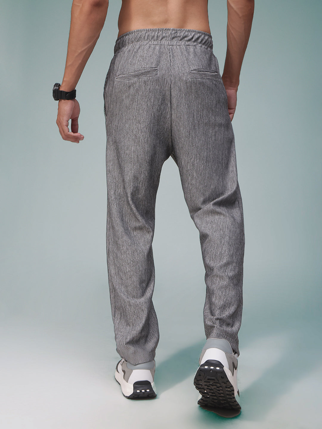 Mens Straight Fit Flexi Waist TrackPants