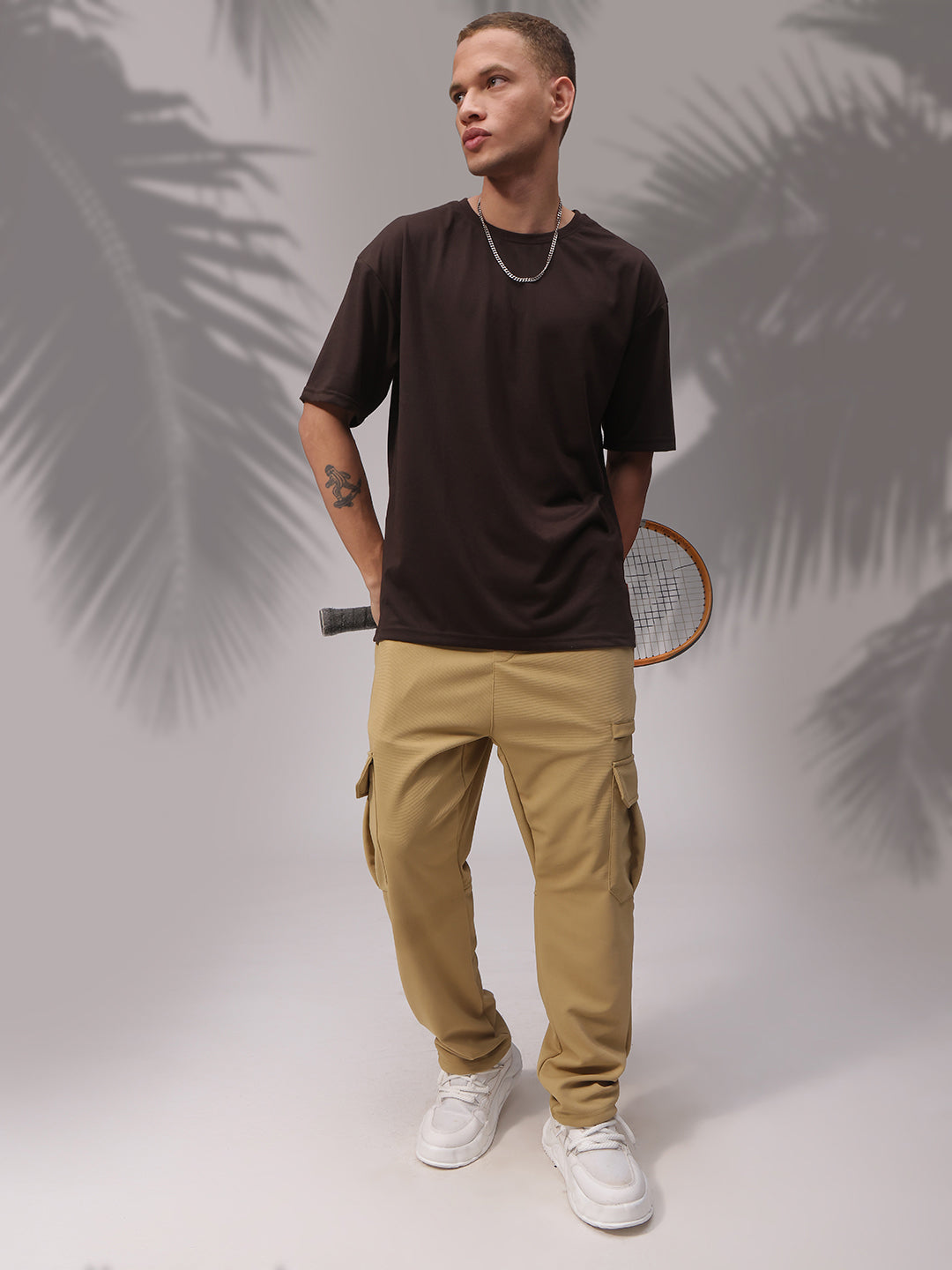 Mens Straight Fit Flexi Waist TrackPants