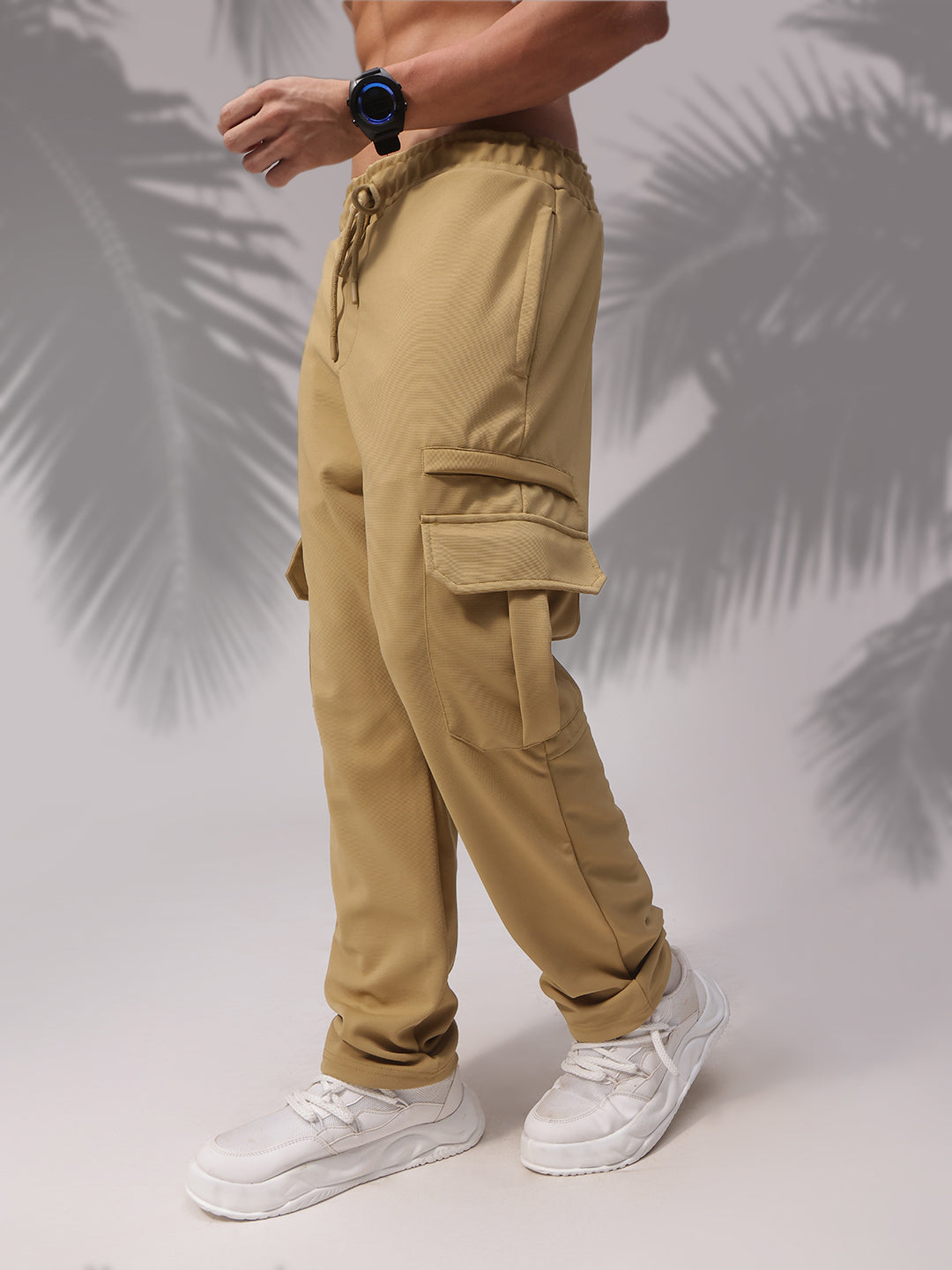 Mens Straight Fit Flexi Waist TrackPants