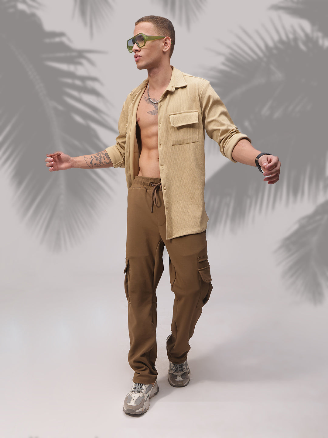 Mens Straight Fit Flexi Waist TrackPants