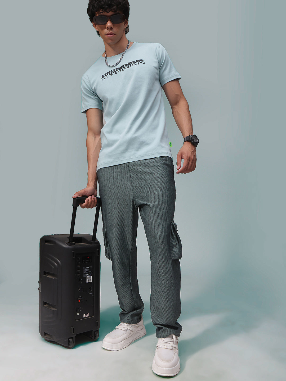 Mens Straight Fit Flexi Waist TrackPants