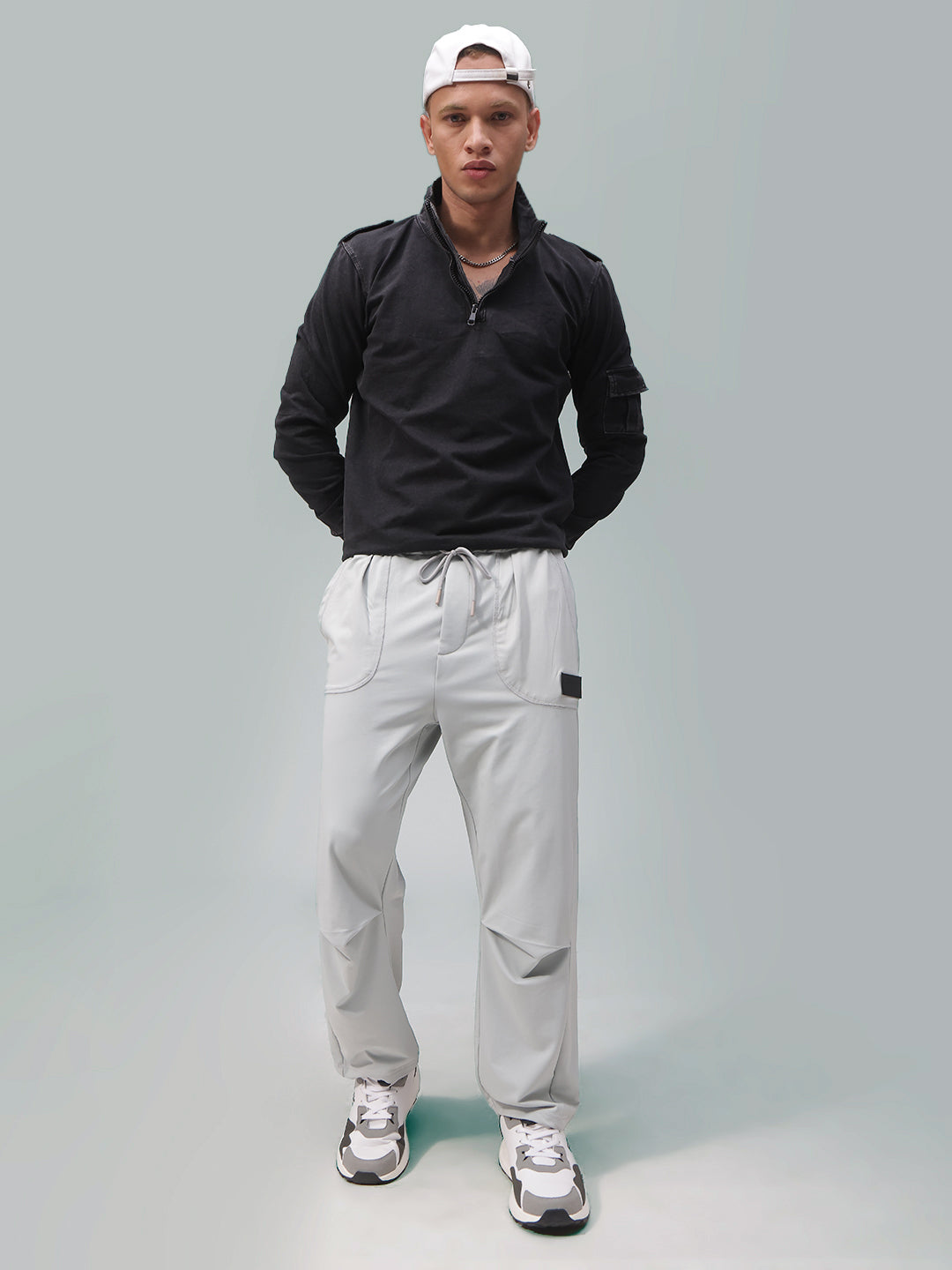 Mens Regular Fit Flexi Waist TrackPants