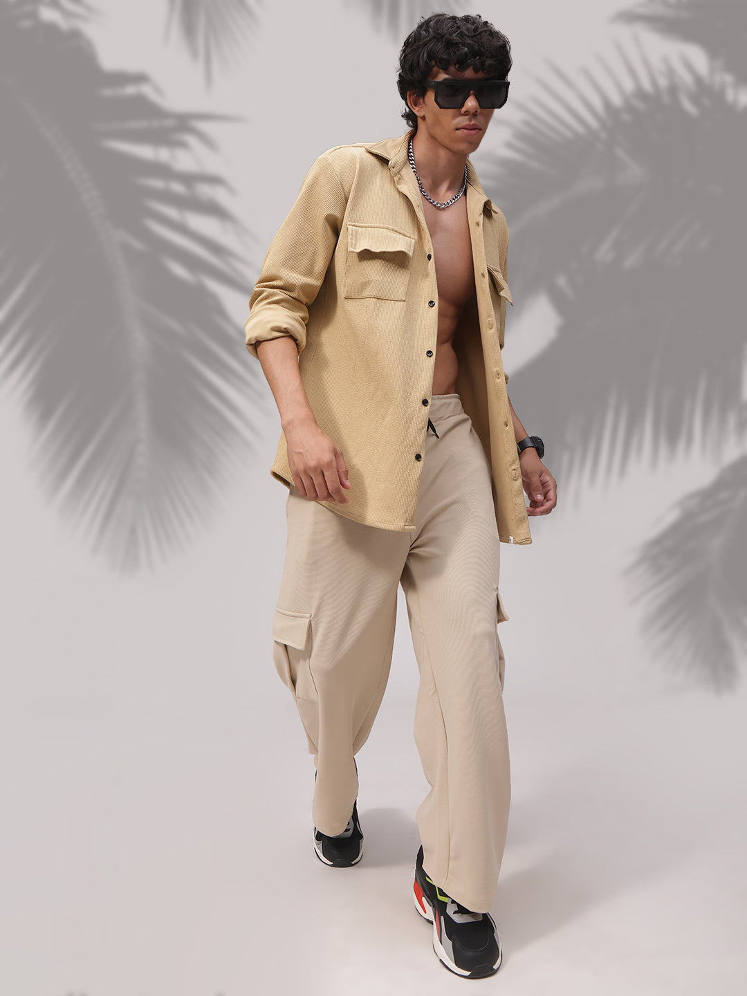 Mens Relaxed Fit Flexi Waist TrackPants